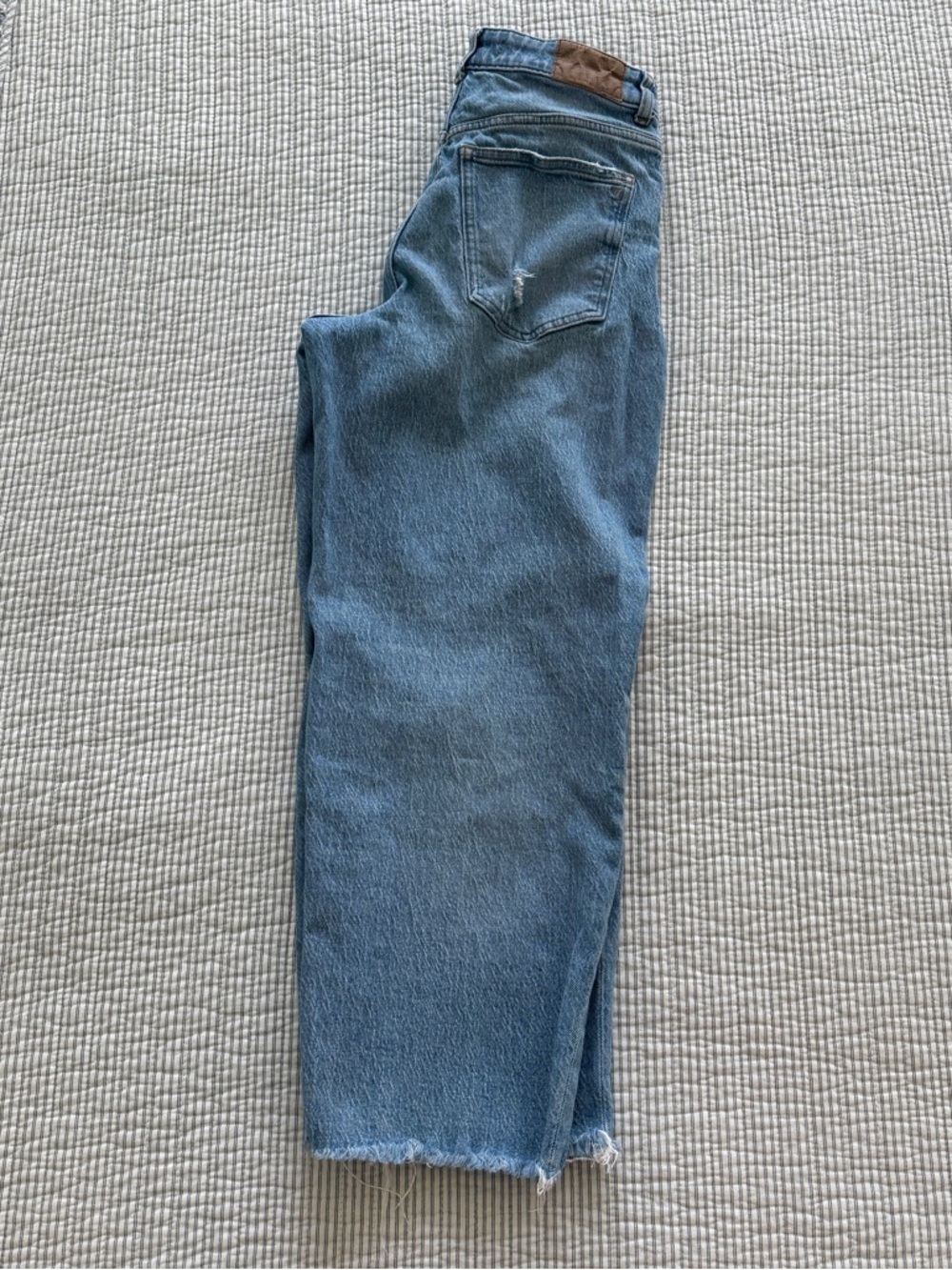 Madewell Curvy Perfect Vintage Wide-Leg Crop Jean Hallstead Wash - Picture 9 of 13